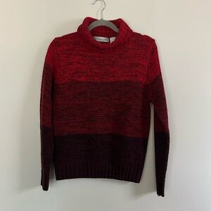 Victoria Jones Red Knit Sweater
